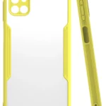 Uray store Samsung Galaxy M51 Kılıf Platin Silikon - Sarı