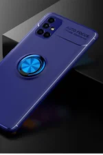 Uray store Samsung Galaxy M51 Kılıf Range Yüzüklü Silikon - Mavi - Görsel 2