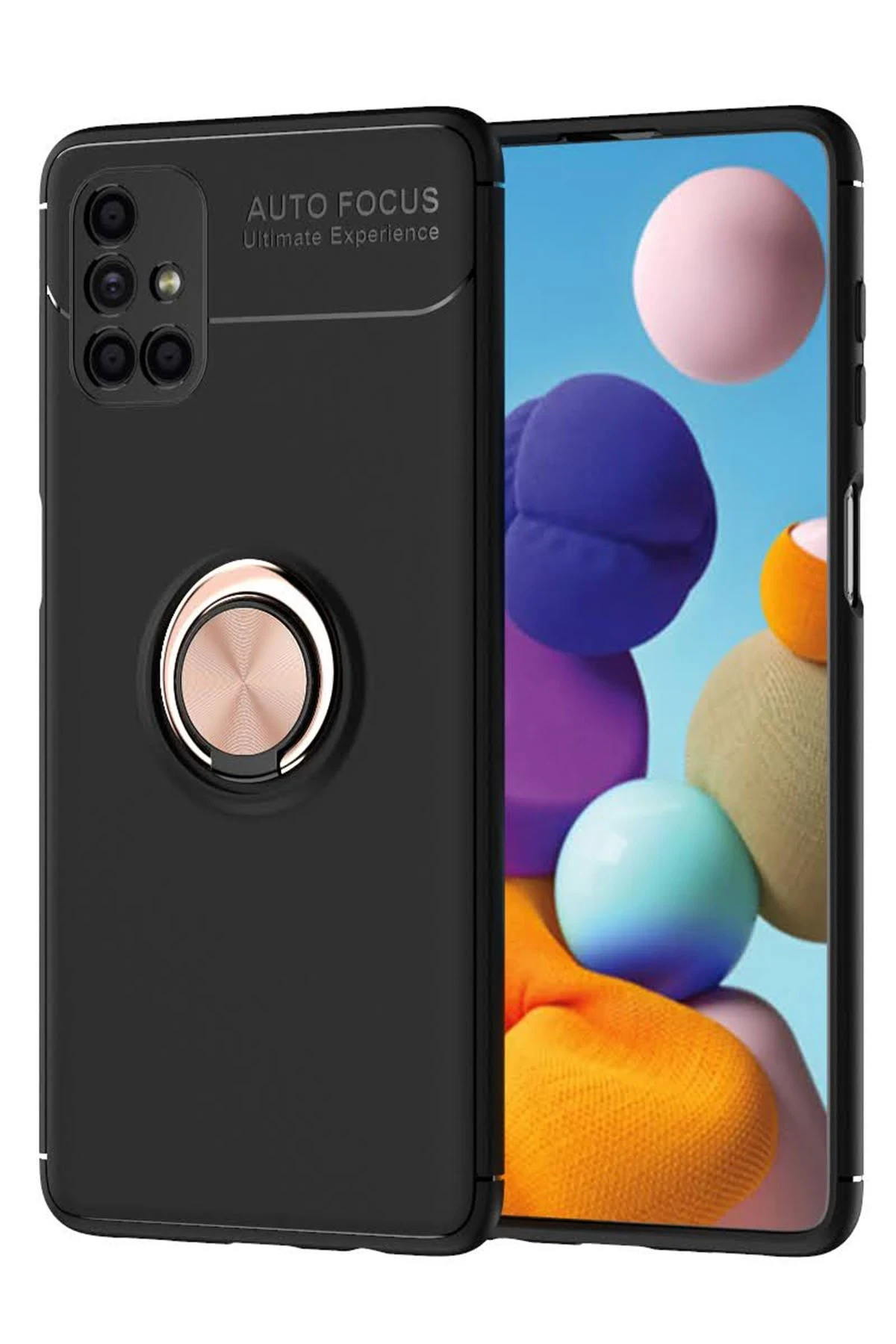 newface-samsung-galaxy-m51-kilif-range-yuzuklu-silikon-siyah-gold-default Uray store Samsung Galaxy M51 Kılıf Range Yüzüklü Silikon - Siyah-Gold - Görsel 1