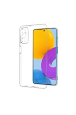 Uray store Samsung Galaxy M52 5G Kılıf Lüx Şeffaf Silikon - Görsel 4