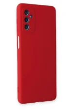 Uray store Samsung Galaxy M52 5G Kılıf Nano içi Kadife Silikon - Kırmızı - Görsel 2