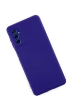 Uray store Samsung Galaxy M52 5G Kılıf Nano içi Kadife Silikon - Mor - Görsel 2