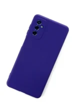 Uray store Samsung Galaxy M52 5G Kılıf Nano içi Kadife Silikon - Mor - Görsel 3