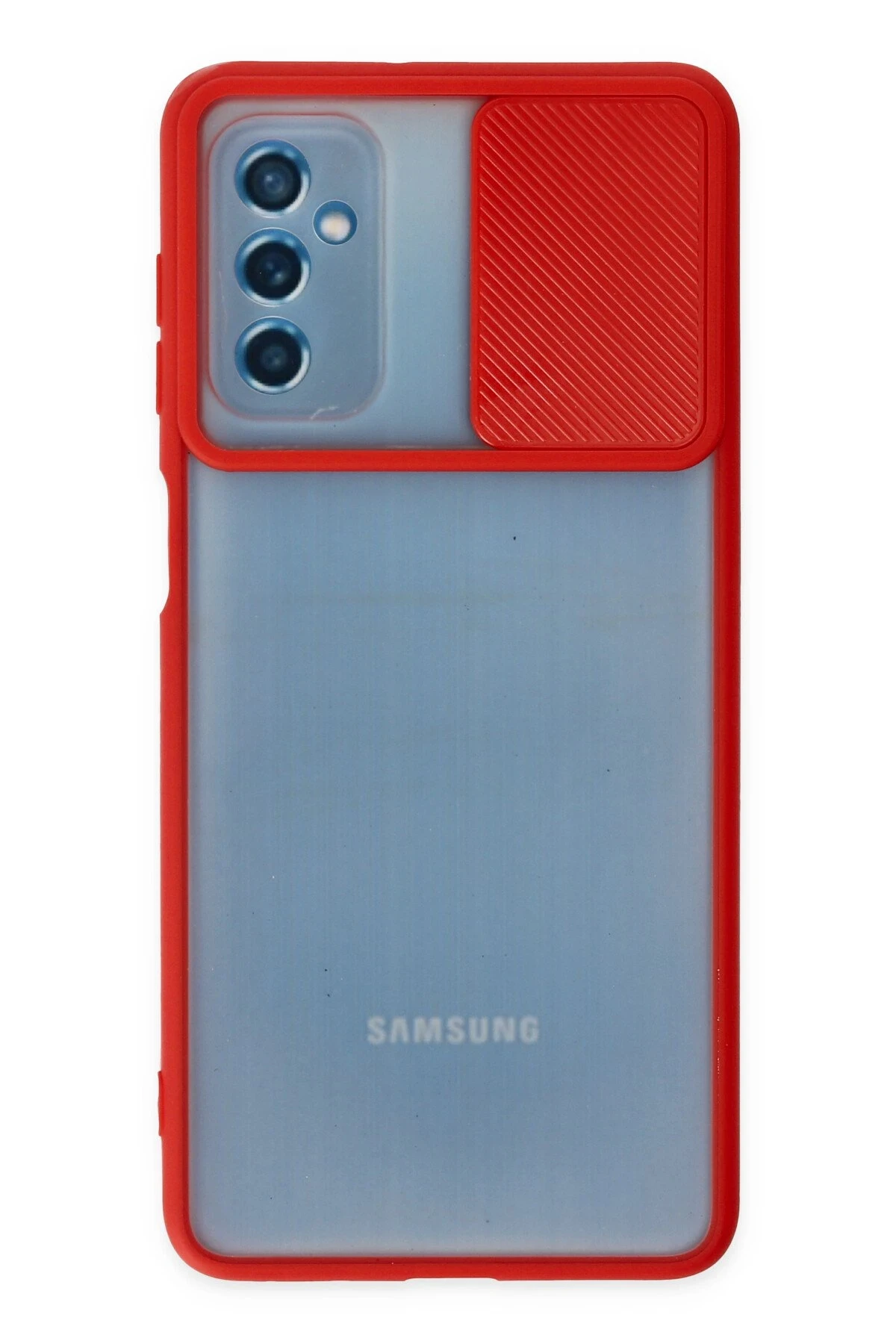newface-samsung-galaxy-m52-5g-kilif-palm-buzlu-kamera-surgulu-silikon-kirmizi-default Uray store Samsung Galaxy M52 5G Kılıf Palm Buzlu Kamera Sürgülü Silikon - Kırmızı - Görsel 1