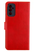 Uray store Samsung Galaxy M52 5G Kılıf Trend S Plus Kapaklı Kılıf - Kırmızı