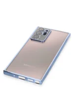 Uray store Samsung Galaxy Note 20 Ultra Kılıf Razer Lensli Silikon - Açık Mavi - Görsel 4