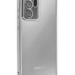 Uray store Samsung Galaxy Note 20 Ultra Kılıf Razer Lensli Silikon - Gümüş
