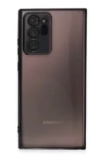 Uray store Samsung Galaxy Note 20 Ultra Kılıf Razer Lensli Silikon - Siyah - Görsel 2