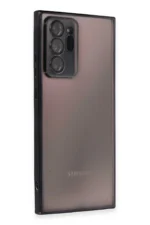Uray store Samsung Galaxy Note 20 Ultra Kılıf Razer Lensli Silikon - Siyah
