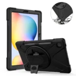 Uray store Samsung Galaxy P610 Tab S6 Lite 10.4 Kılıf Amazing Tablet Kapak - Siyah