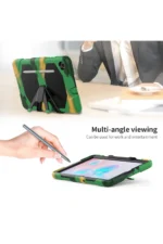 Uray store Samsung Galaxy P610 Tab S6 Lite 10.4 Kılıf Griffin Tablet Kapak - Kamuflaj - Görsel 7