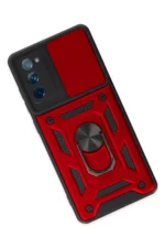 Uray store Samsung Galaxy S20 FE Kılıf Pars Lens Yüzüklü Silikon - Kırmızı - Görsel 3
