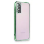 Uray store Samsung Galaxy S20 FE Kılıf Razer Lensli Silikon - Yeşil