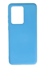 Uray store Samsung Galaxy S20 Ultra Kılıf Nano içi Kadife Silikon - Mavi