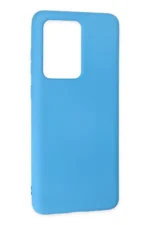 Uray store Samsung Galaxy S20 Ultra Kılıf Nano içi Kadife Silikon - Mavi - Görsel 3