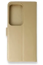 Uray store Samsung Galaxy S20 Ultra Trend S Plus Kapaklı Kılıf - Gold