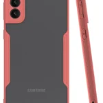 Uray store Samsung Galaxy S21 Plus Kılıf Platin Silikon - Pembe