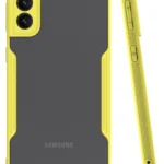 Uray store Samsung Galaxy S21 Plus Kılıf Platin Silikon - Sarı