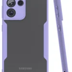 Uray store Samsung Galaxy S21 Ultra Kılıf Platin Silikon - Lila