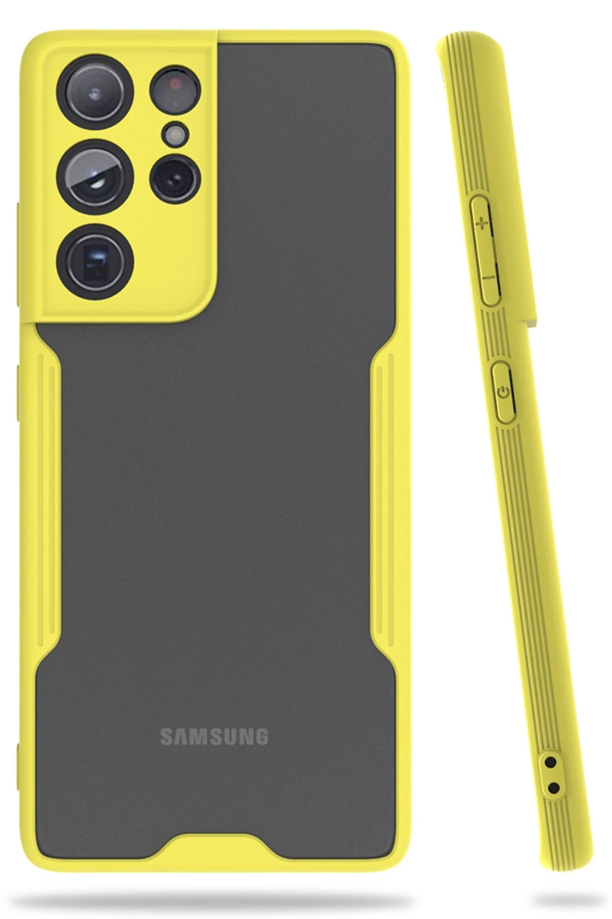 newface-samsung-galaxy-s21-ultra-kilif-platin-silikon-sari-default Uray store Samsung Galaxy S21 Ultra Kılıf Platin Silikon - Sarı - Görsel 1