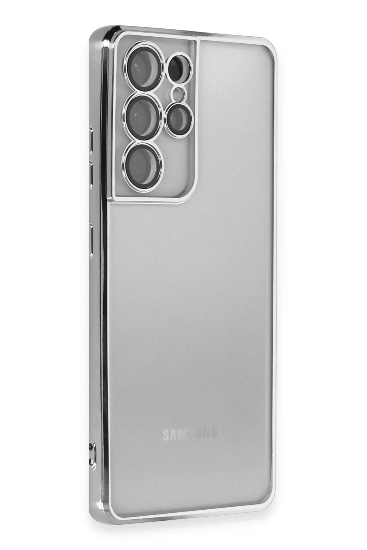 newface-samsung-galaxy-s21-ultra-kilif-razer-lensli-silikon-gumus-default Uray store Samsung Galaxy S21 Ultra Kılıf Razer Lensli Silikon - Gümüş - Görsel 1