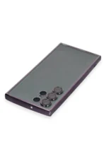 Uray store Samsung Galaxy S22 Ultra Kılıf Razer Lensli Silikon - Mor - Görsel 4