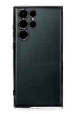 Uray store Samsung Galaxy S22 Ultra Kılıf Razer Lensli Silikon - Siyah - Görsel 2