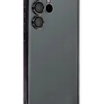 Uray store Samsung Galaxy S22 Ultra Kılıf Razer Lensli Silikon - Siyah