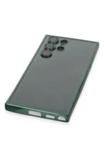 Uray store Samsung Galaxy S22 Ultra Kılıf Razer Lensli Silikon - Yeşil - Görsel 3