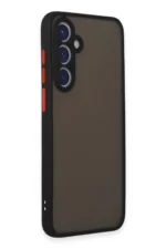 Uray store Samsung Galaxy S23 FE Kılıf Montreal Silikon Kapak - Siyah - Görsel 2