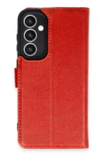 Uray store Samsung Galaxy S23 FE Kılıf Trend S Plus Kapaklı Kılıf - Kırmızı