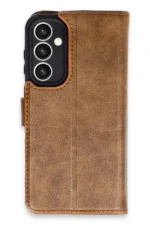 Uray store Samsung Galaxy S23 FE Kılıf Trend S Plus Kapaklı Kılıf - Taba