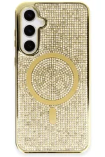 Joko Samsung Galaxy S23 Kılıf Helen Magsafe Kapak - Gold