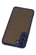 Uray store Samsung Galaxy S23 Kılıf Montreal Silikon Kapak - Lacivert - Görsel 3