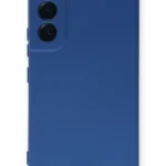 Uray store Samsung Galaxy S23 Kılıf Nano içi Kadife Silikon - Mavi