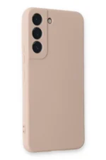 Uray store Samsung Galaxy S23 Kılıf Nano içi Kadife Silikon - Pudra - Görsel 2