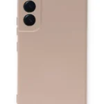 Uray store Samsung Galaxy S23 Kılıf Nano içi Kadife Silikon - Pudra
