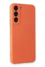 Uray store Samsung Galaxy S23 Kılıf Nano içi Kadife Silikon - Turuncu - Görsel 2