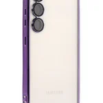 Uray store Samsung Galaxy S23 Kılıf Razer Lensli Silikon - Mor