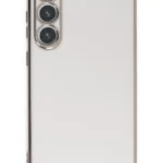 Uray store Samsung Galaxy S23 Kılıf Volet Silikon - Beyaz