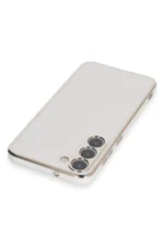 Uray store Samsung Galaxy S23 Kılıf Volet Silikon - Beyaz - Görsel 3