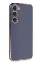 Uray store Samsung Galaxy S23 Kılıf Volet Silikon - Mavi - Görsel 2