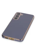 Uray store Samsung Galaxy S23 Kılıf Volet Silikon - Mavi - Görsel 4