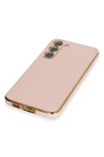 Uray store Samsung Galaxy S23 Kılıf Volet Silikon - Pembe - Görsel 4
