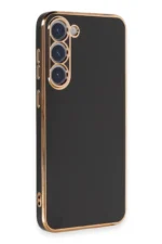 Uray store Samsung Galaxy S23 Kılıf Volet Silikon - Siyah - Görsel 2
