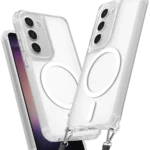 Uray store Samsung Galaxy S23 Plus Kılıf Enka Magsafe Silikon Kılıf - Şeffaf