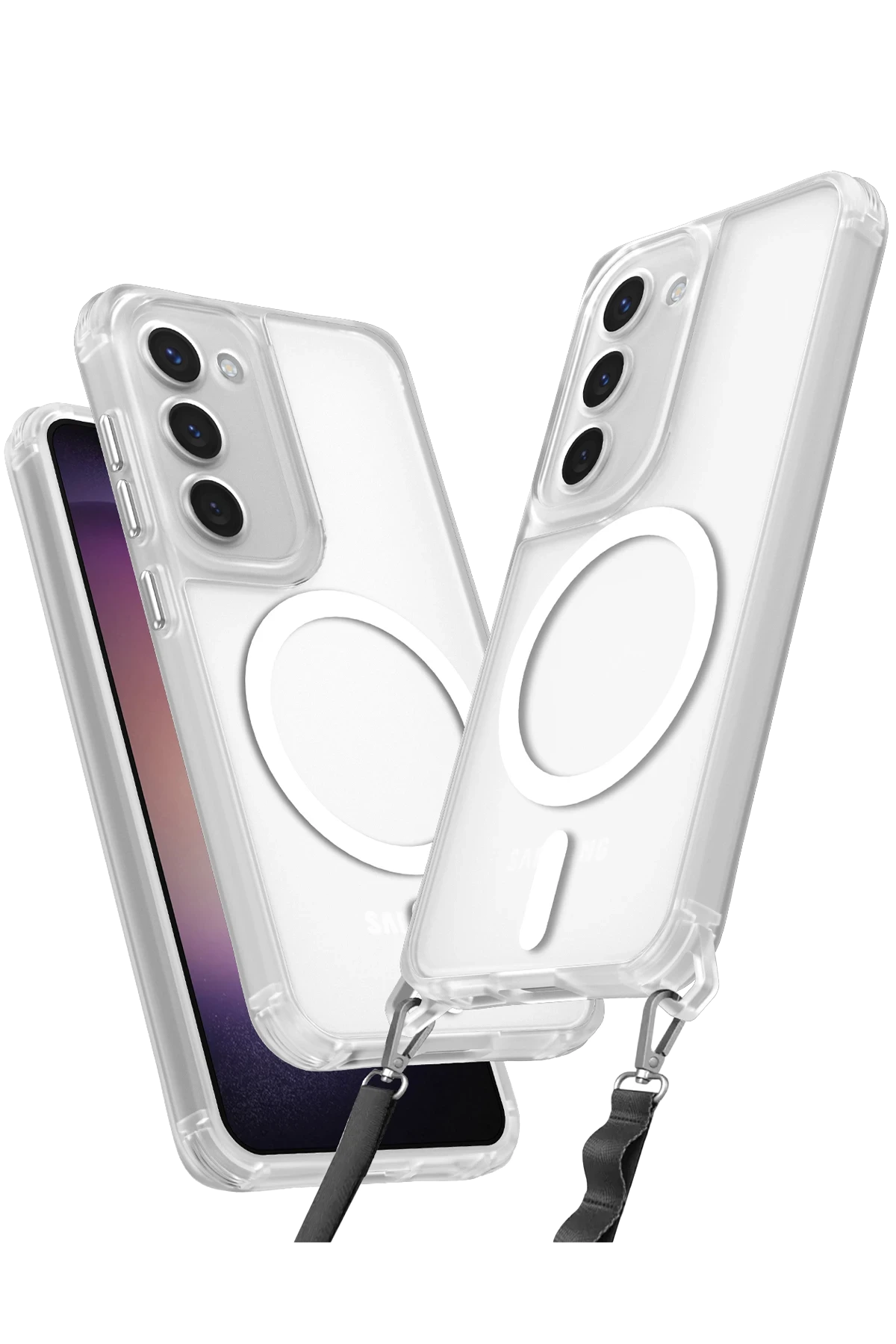 newface-samsung-galaxy-s23-plus-kilif-enka-magsafe-silikon-kilif-seffaf-default Uray store Samsung Galaxy S23 Plus Kılıf Enka Magsafe Silikon Kılıf - Şeffaf - Görsel 1
