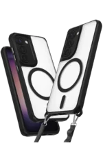 Uray store Samsung Galaxy S23 Plus Kılıf Enka Magsafe Silikon Kılıf - Siyah