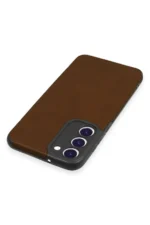 Uray store Samsung Galaxy S23 Plus Kılıf Loop Deri Silikon - Kahverengi - Görsel 3