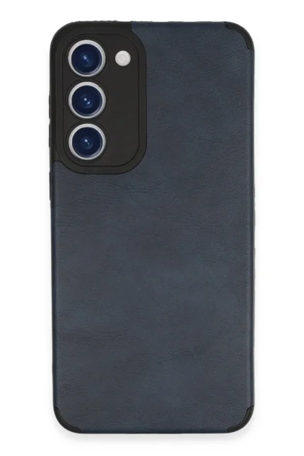 Uray store Samsung Galaxy S23 Plus Kılıf Loop Deri Silikon - Lacivert